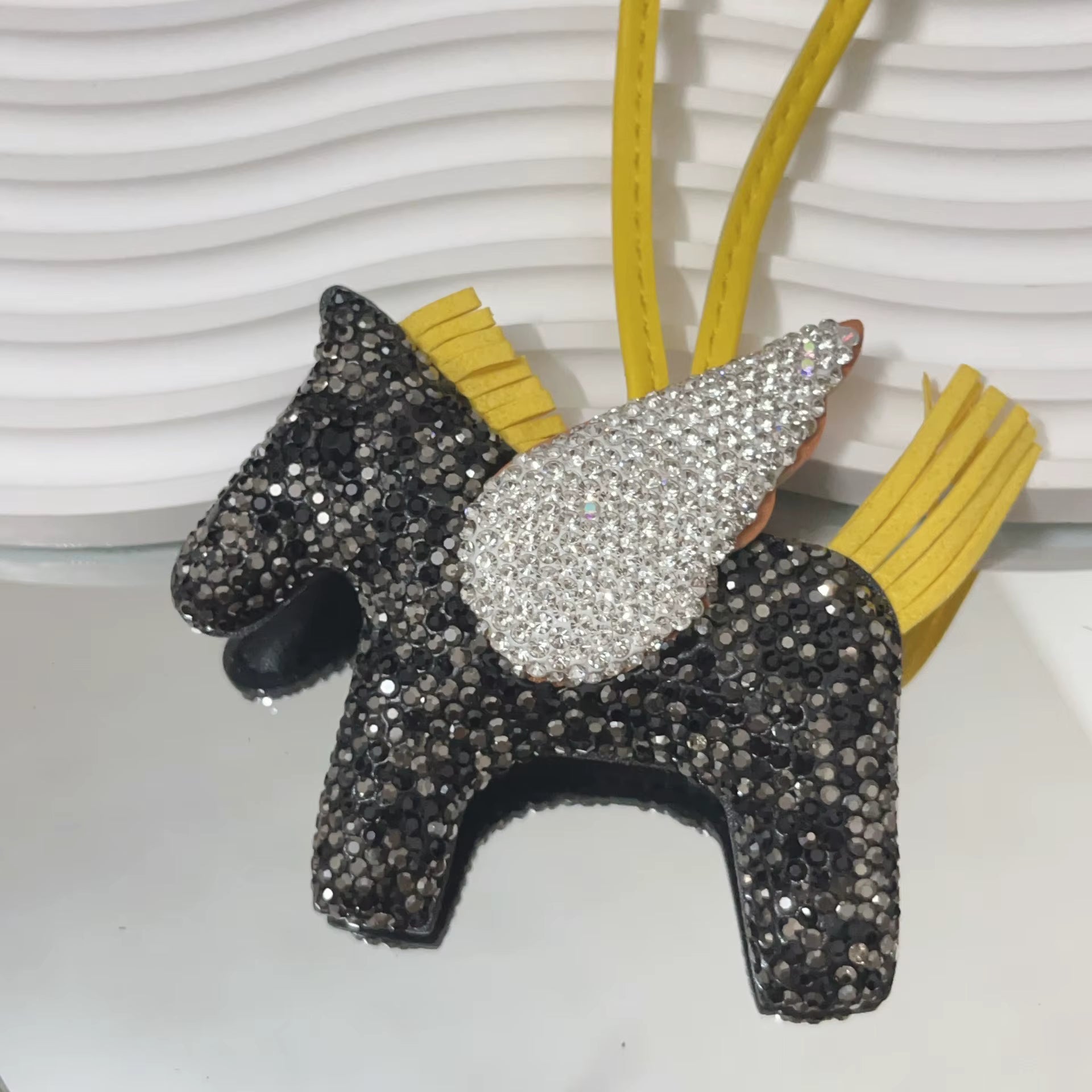 PEGASUS SPARKLE BAG CHARM