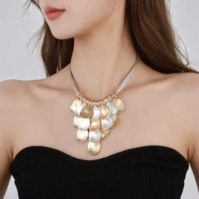 CASCADE STATEMENT NECKLACE