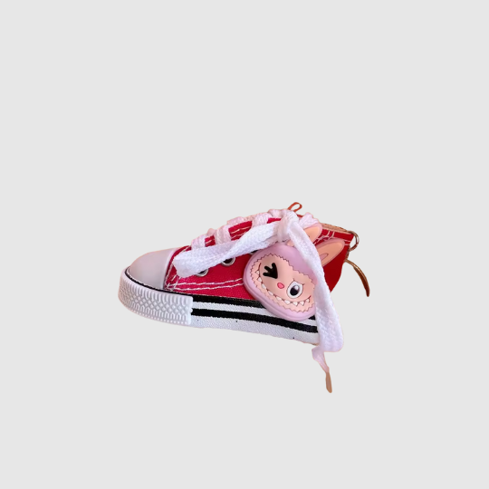 LABUBU CANVAS SHOES KEYCHAIN