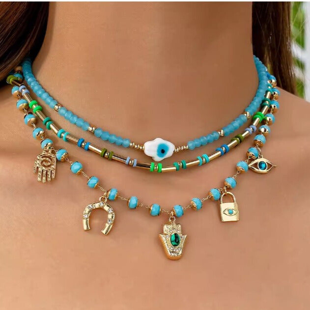 AEGEAN LUCK CHARM NECKLACE