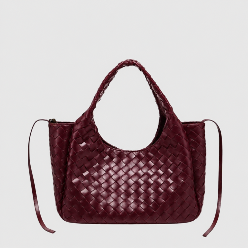 CHARMPOP Aveline Aveline | Woven Vegan Leather Bag | Charmpop Lebanon