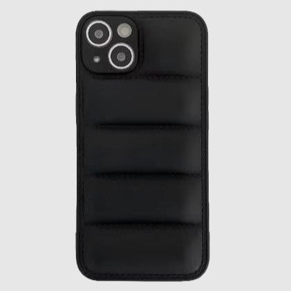 CHARMPOP BLACK PUFFER CASE BLACK PUFFER CASE