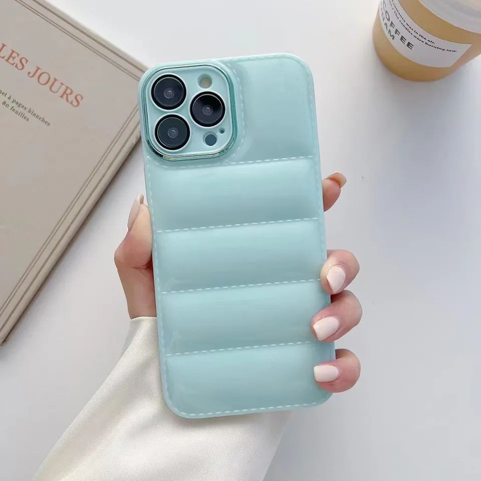 CHARMPOP BLUE PUFFER CASE BLUE PUFFER CASE