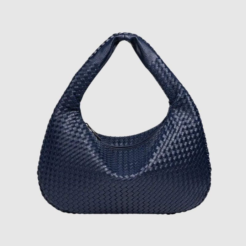 Cassia | Woven Vegan Leather Shoulder Bag | Charmpop Lebanon