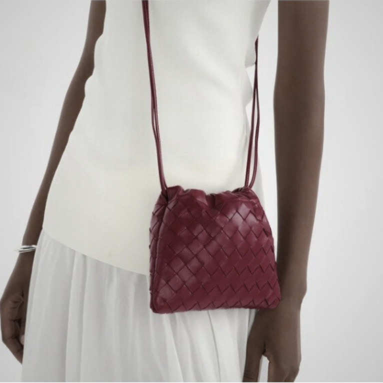 CHARMPOP Charm Dustbag Charm Dustbag | Mini Woven Vegan Leather Crossbody | Charmpop Lebanon