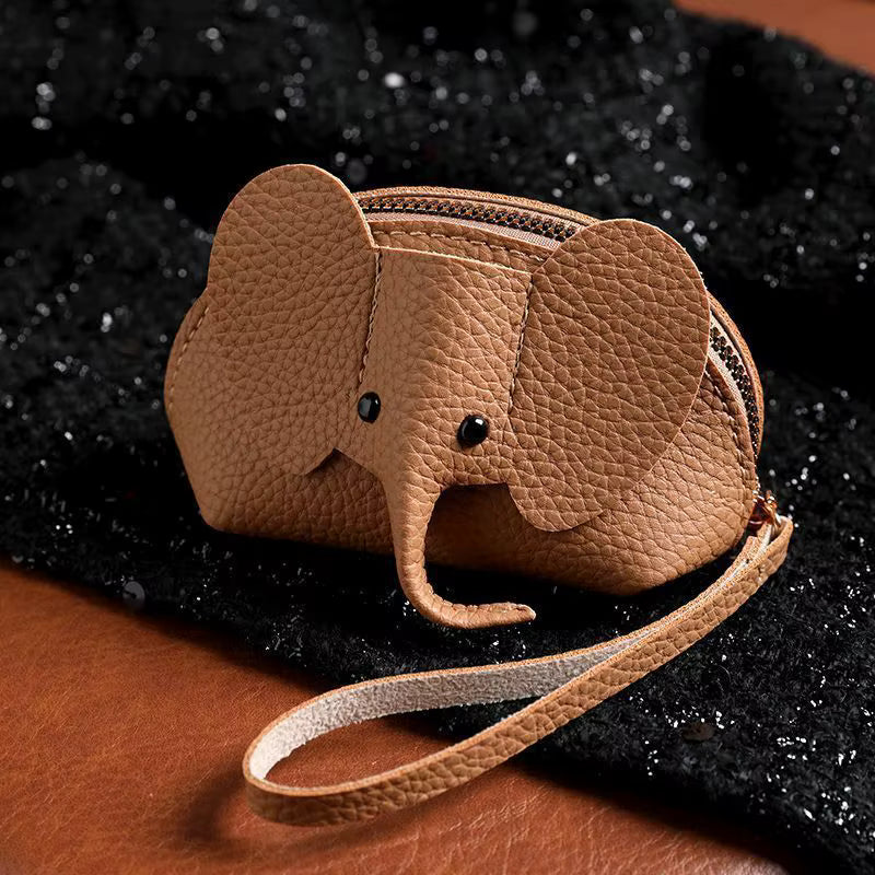 CHARMPOP ELEPHANT MINI ZIP POUCH ELEPHANT MINI ZIP POUCH