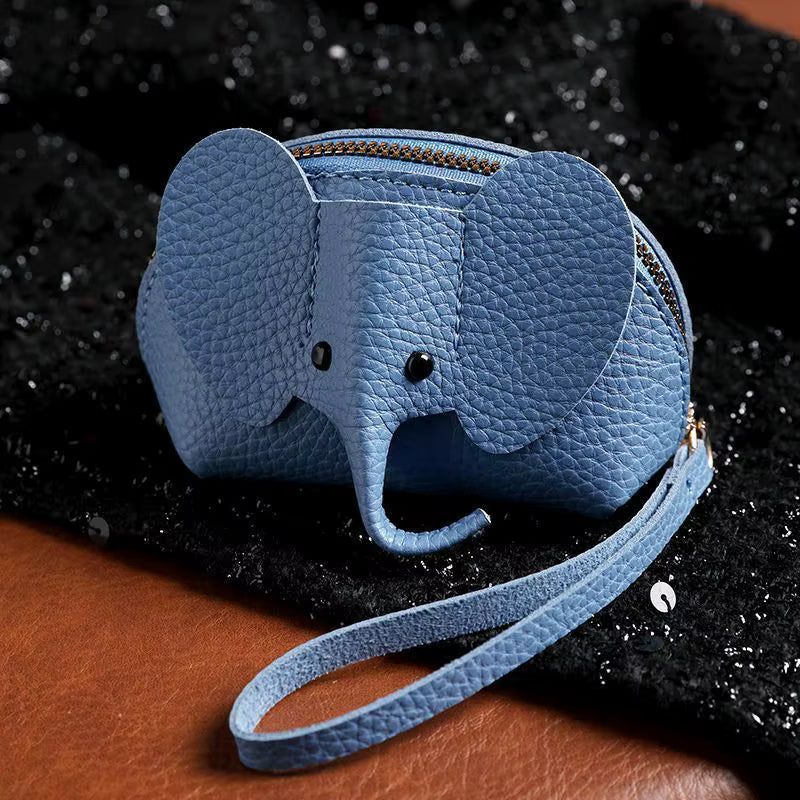 CHARMPOP ELEPHANT MINI ZIP POUCH ELEPHANT MINI ZIP POUCH