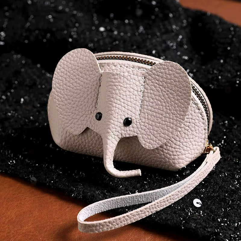 CHARMPOP ELEPHANT MINI ZIP POUCH ELEPHANT MINI ZIP POUCH
