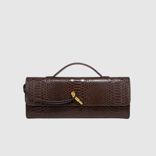 CHARMPOP Lorena Croc Lorena Croc Clutch | Vegan Leather Clutch | Charmpop Lebanon