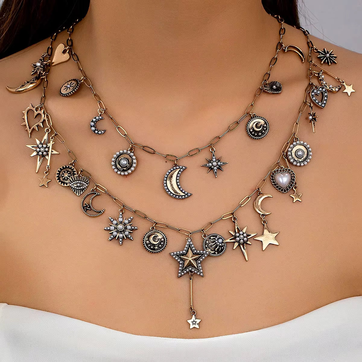 CHARMPOP MOONLIGHT CHARM NECKLACE MOONLIGHT CHARM NECKLACE