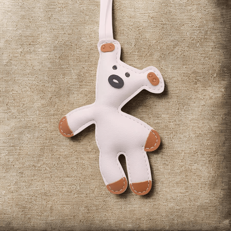 CHARMPOP MR. BEAN TEDDY LEATHER CHARM MR. BEAN TEDDY LEATHER CHARM