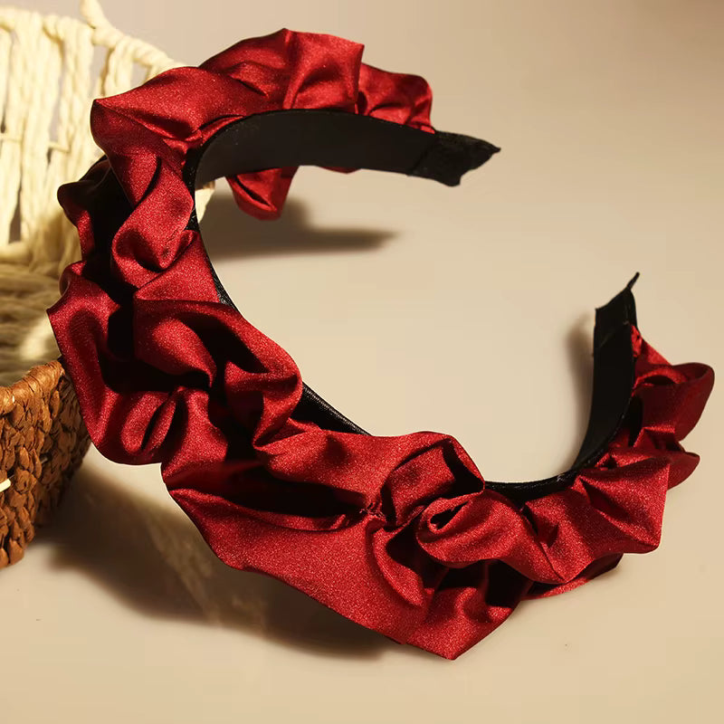 CHARMPOP SATIN SCRUNCHY HEADBAND SATIN SCRUNCHY HEADBAND