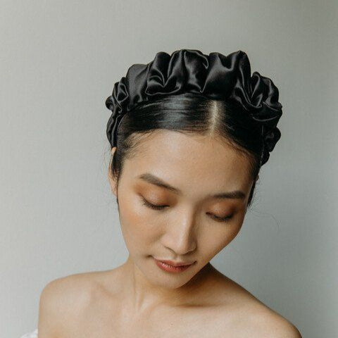 CHARMPOP SATIN SCRUNCHY HEADBAND SATIN SCRUNCHY HEADBAND