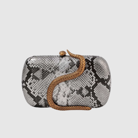 CHARMPOP Serpenta Python Clutch Serpenta Python Clutch | Vegan Leather Clutch | Charmpop Lebanon