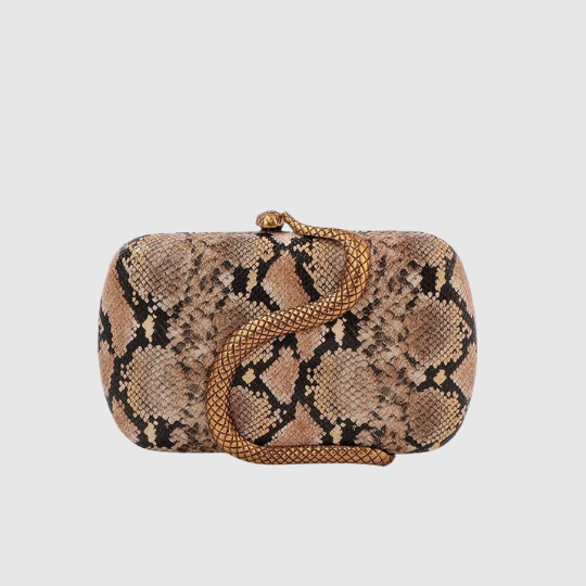 CHARMPOP Serpenta Python Clutch Serpenta Python Clutch | Vegan Leather Clutch | Charmpop Lebanon