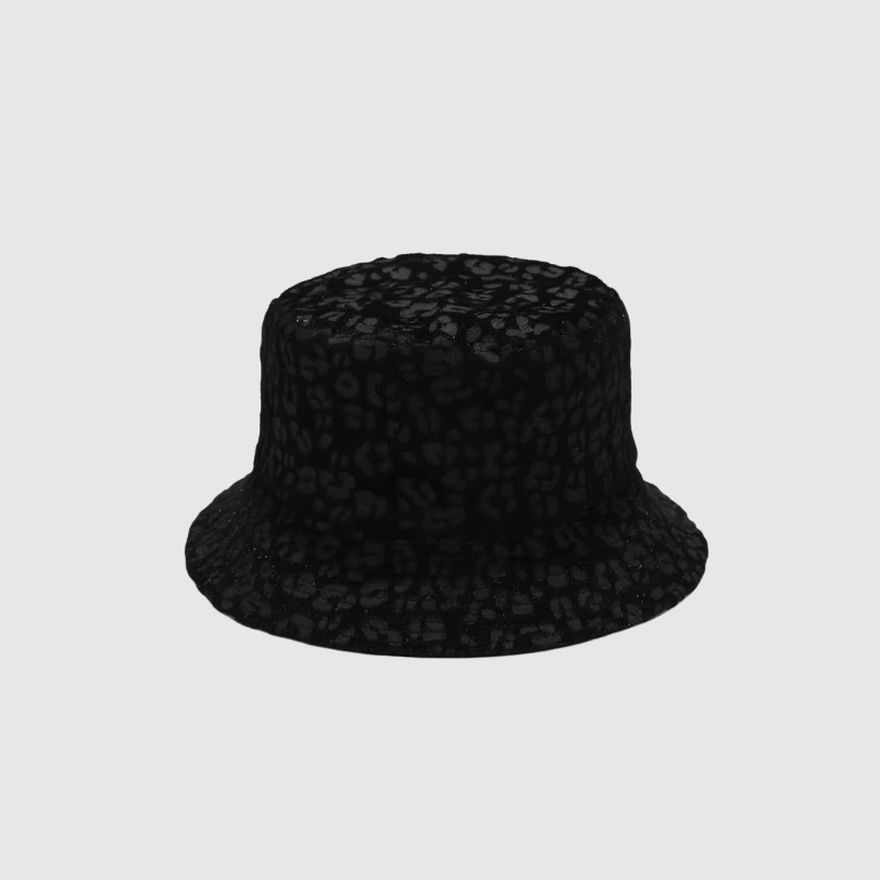 CHARMPOP THE LEOPARD PRINT BUCKET HAT THE LEOPARD PRINT BUCKET HAT