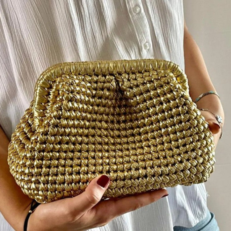 CHARMPOP THE LUCIA METALLIC CLUTCH THE LUCIA METALLIC CLUTCH