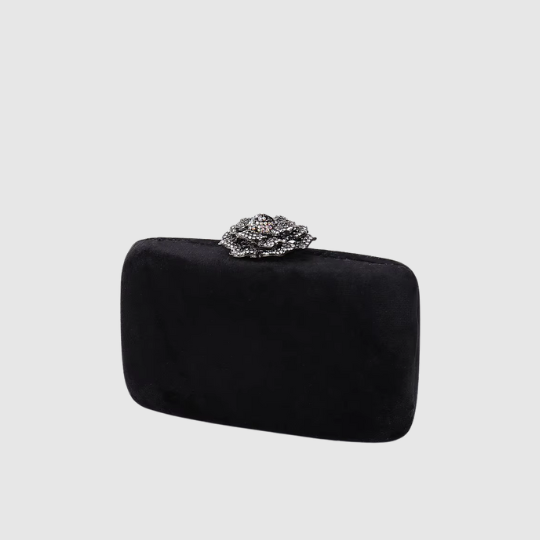 CHARMPOP THE NOIR BLOSSOM CLUTCH THE NOIR BLOSSOM CLUTCH