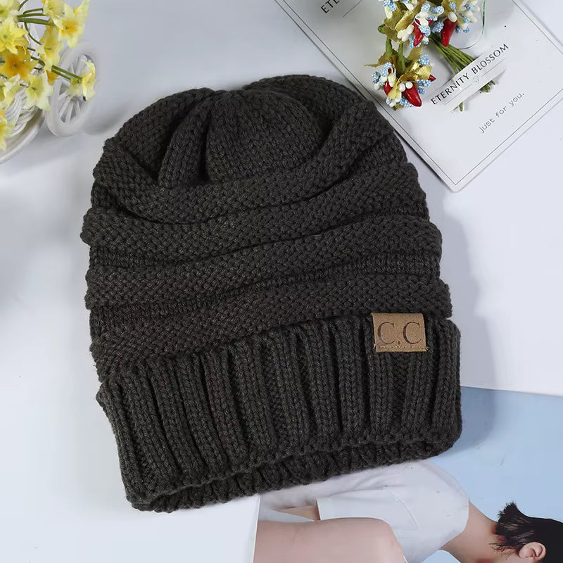 CHARMPOP THE WRAP KNIT BEANIE THE WRAP KNIT BEANIE