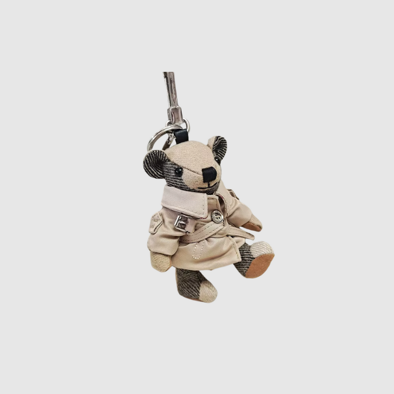 CHARMPOP THOMAS BEAR TRENCH COAT KEYCHAIN THOMAS BEAR TRENCH COAT KEYCHAIN