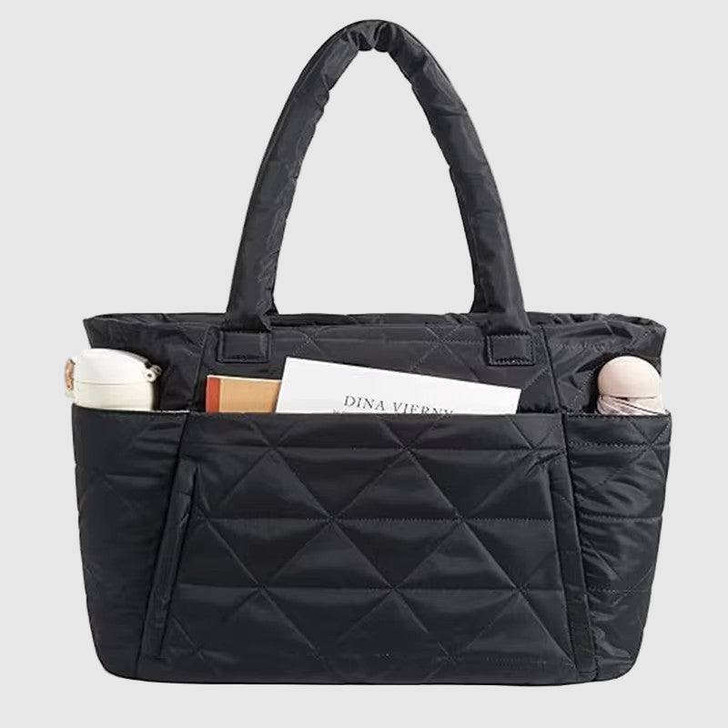 CHARMPOP Valentina Valentina | Puffer Travel Tote with Luggage Strap | Charmpop Lebanon