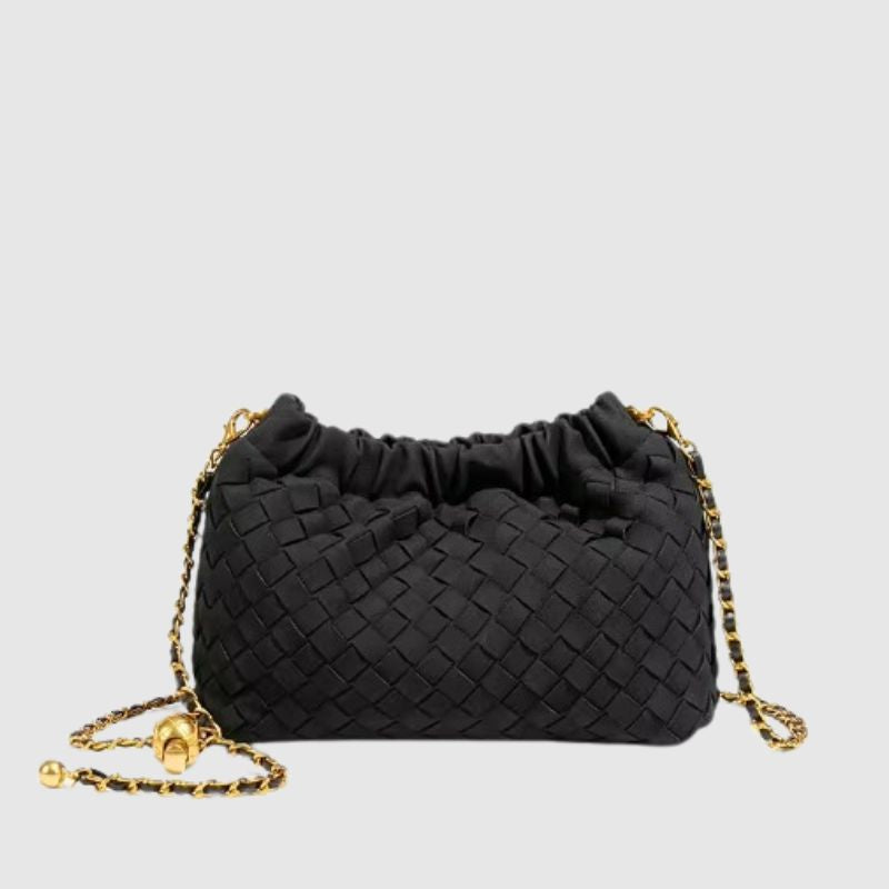 CHARMPOP Viona Viona | Woven Vegan Leather Crossbody Bag | Charmpop Lebanon