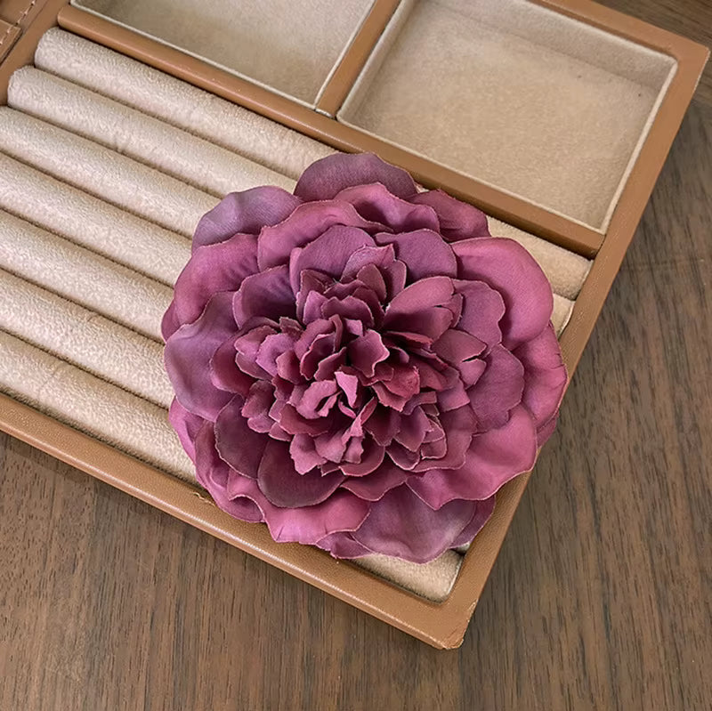PEONY FLOWER HAIRPIN