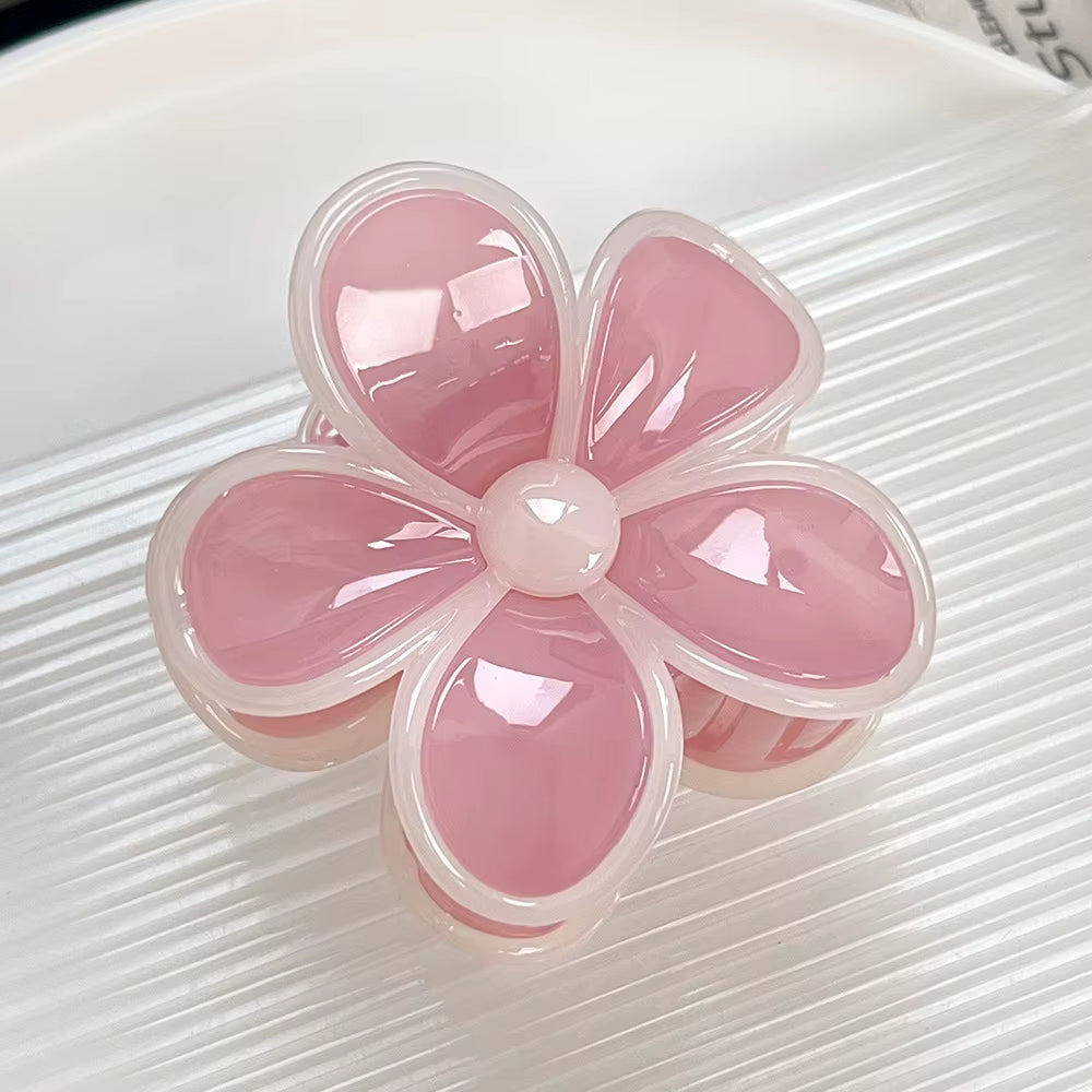 PLUMERIA HAIR CLAW