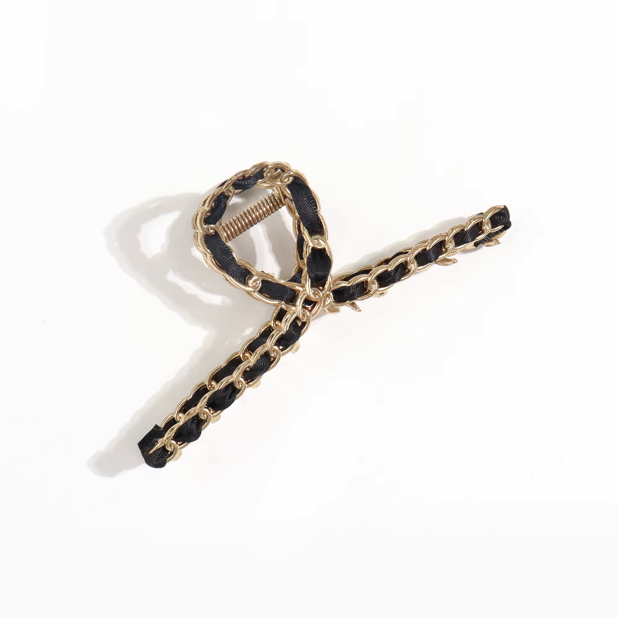 RIBBON CHAIN HAIR CLAW
