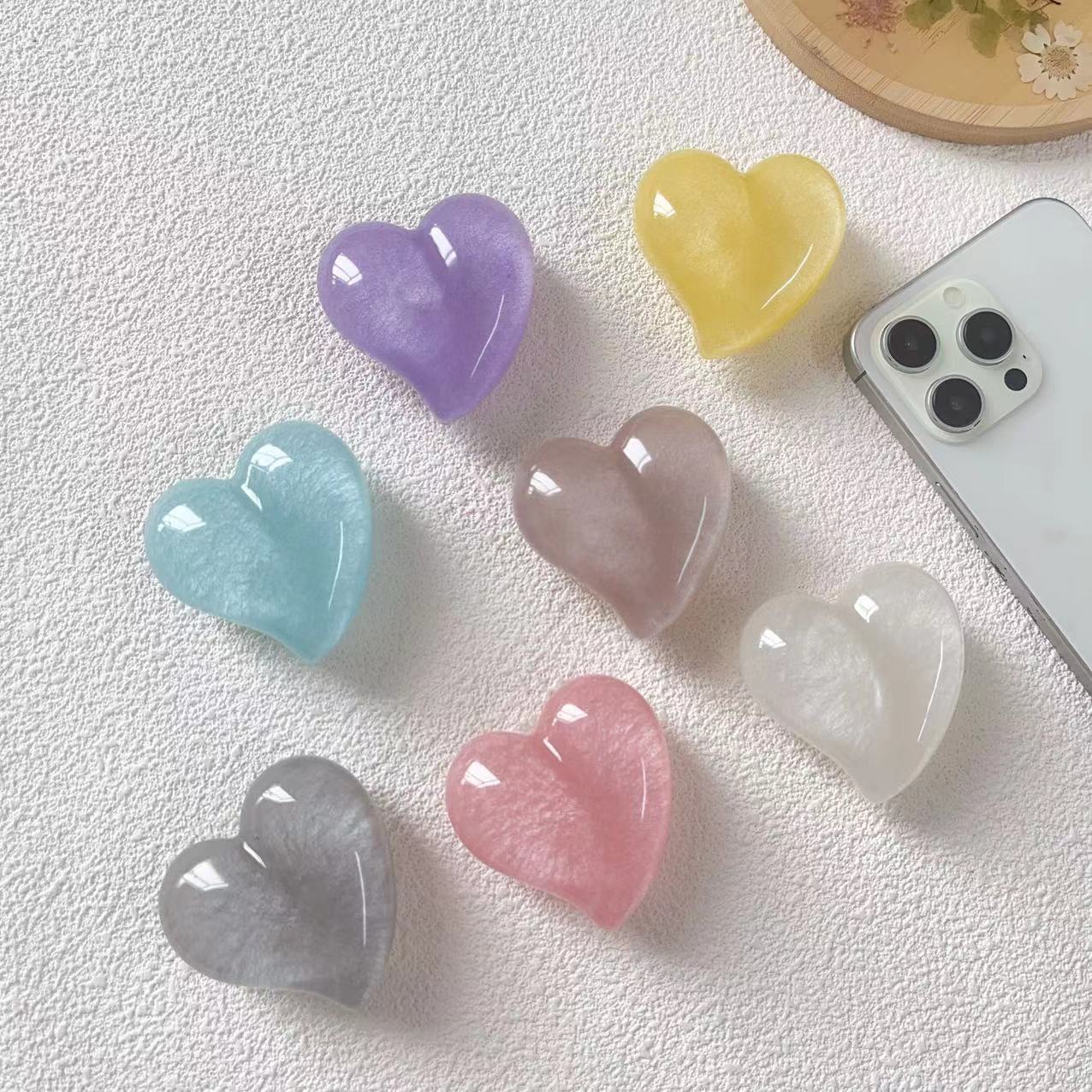 GLOSSY HEART POP SOCKET