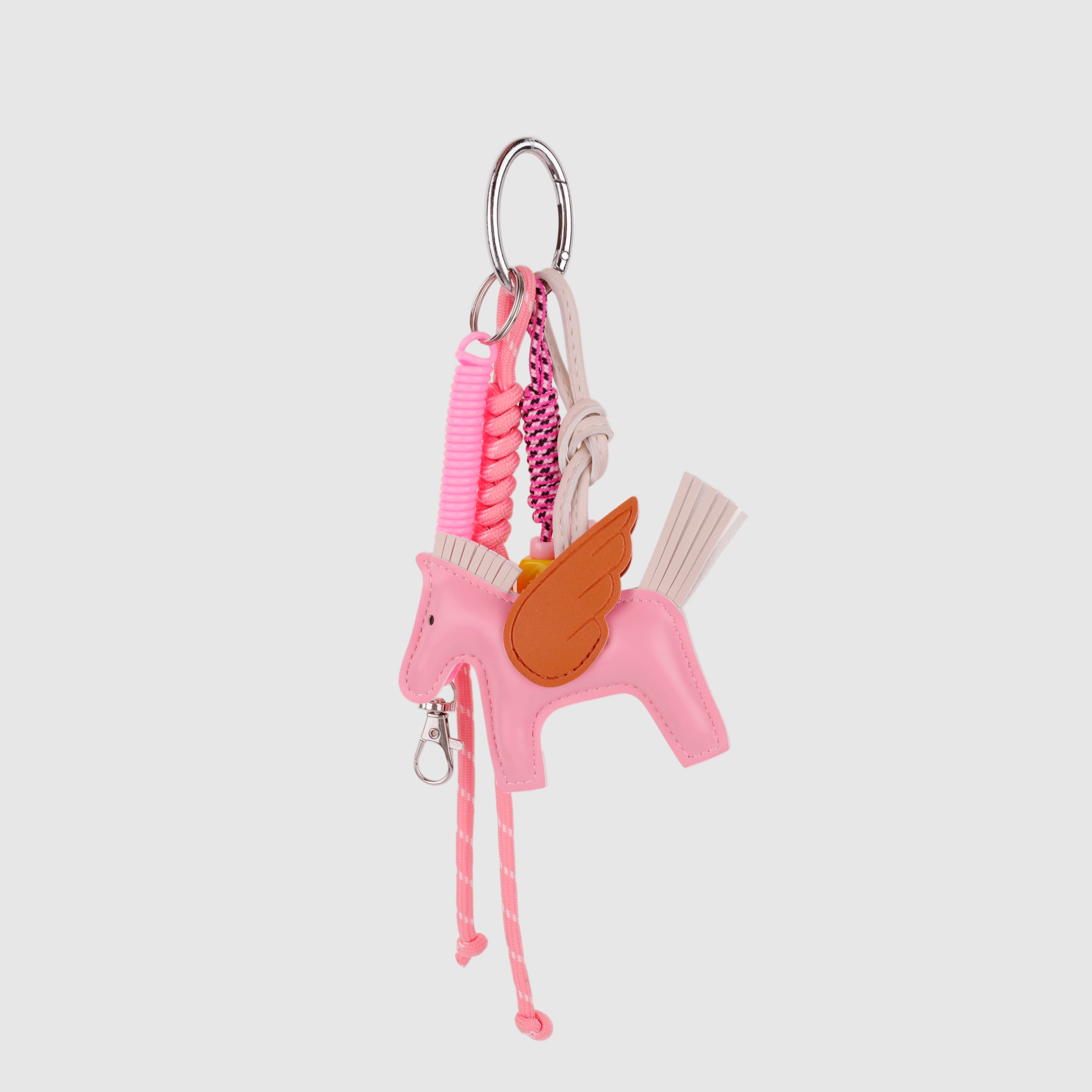 PEGASUS BAG CHARM WITH TASSEL