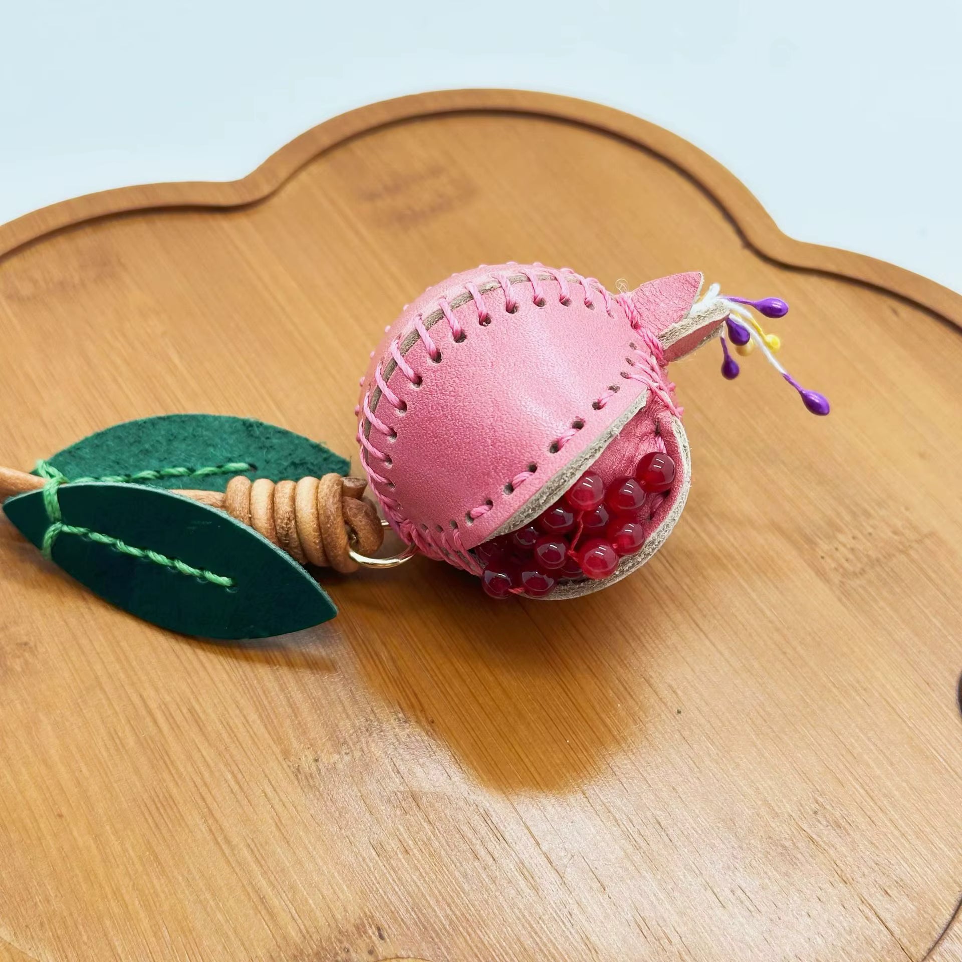 POMEGRANATE FRUIT BAG CHARM