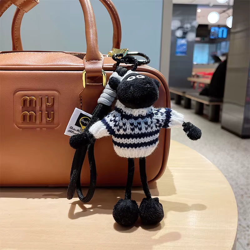 CUTE LAMB CHARM IN SWEATER