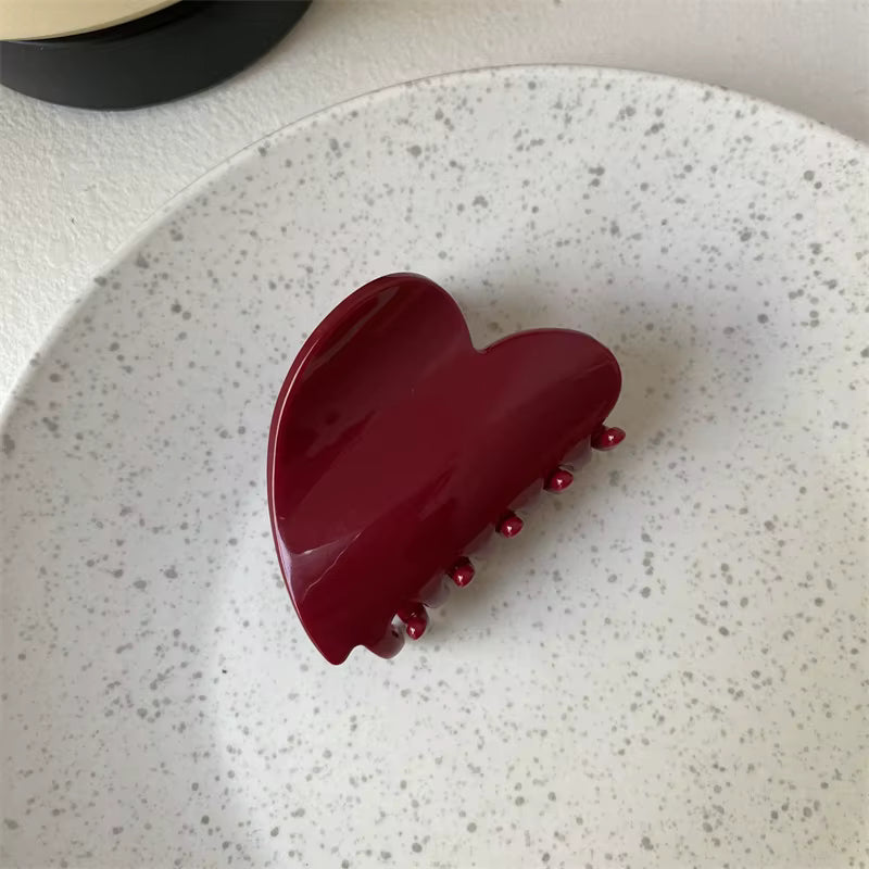 HEART HAIR CLAW