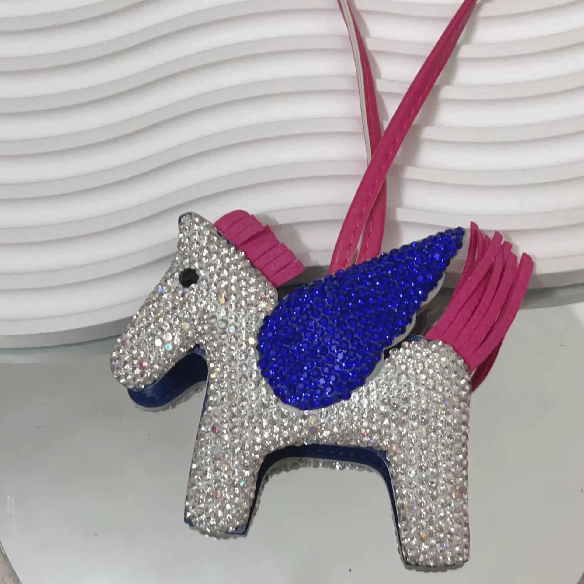 PEGASUS SPARKLE BAG CHARM