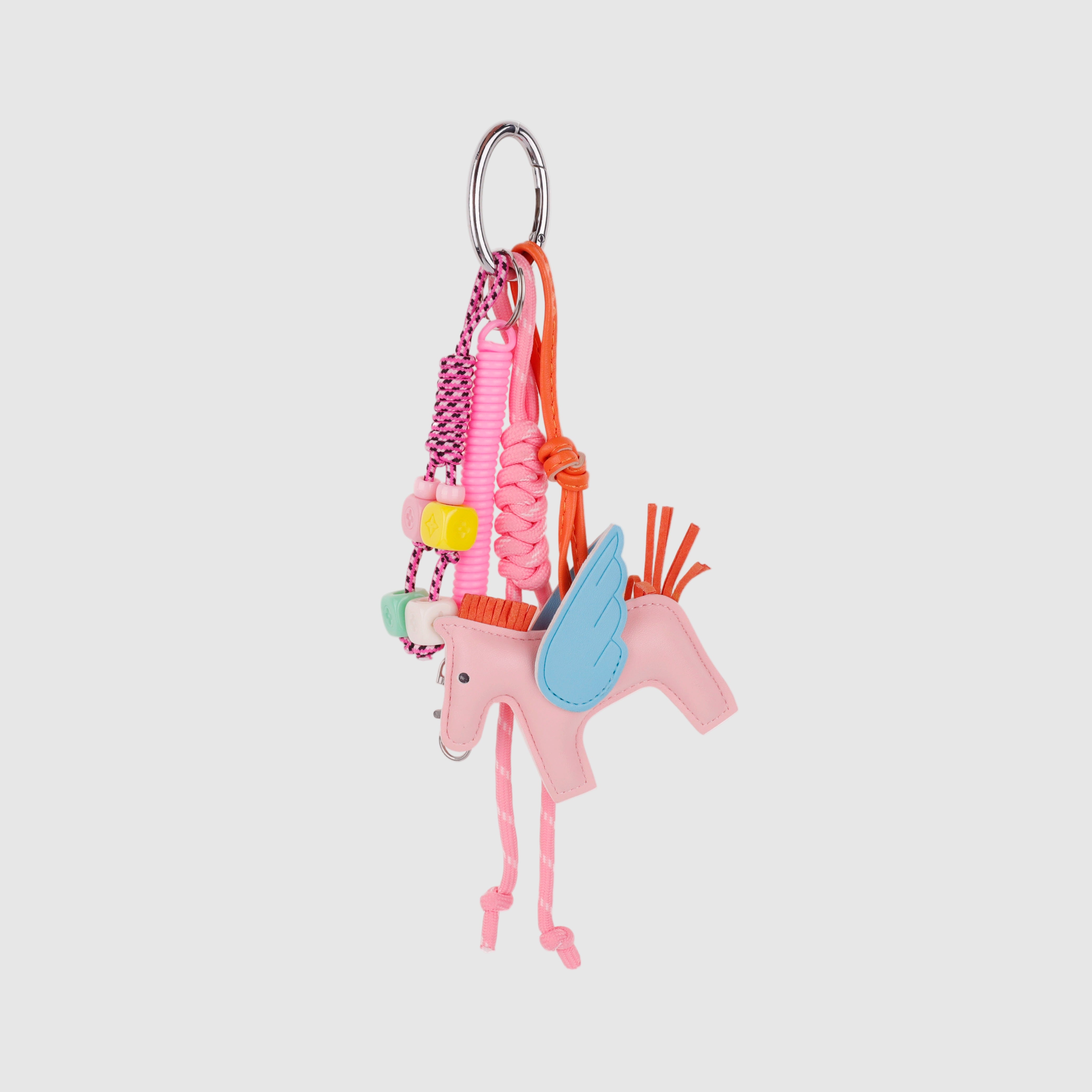 PEGASUS BAG CHARM WITH TASSEL
