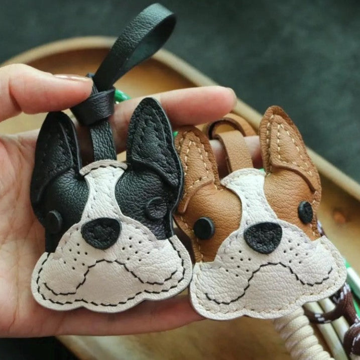 FRENCHIE FACE BAG CHARM