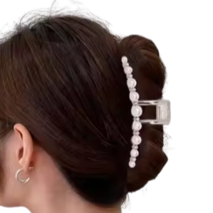 PEARL RHINESTONE HAIR CLAW