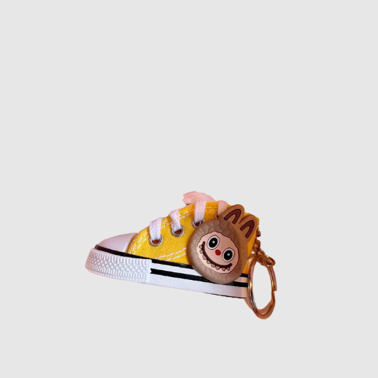 LABUBU CANVAS SHOES KEYCHAIN