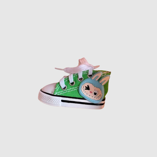 LABUBU CANVAS SHOES KEYCHAIN