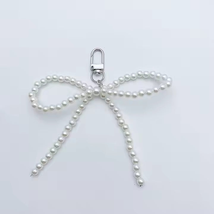 PEARL BOW CHARM