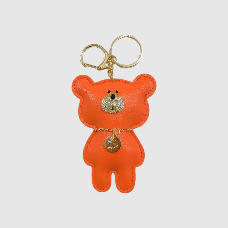 RHINESTONE BEAR CHARM