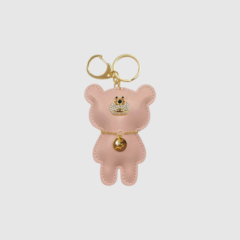 RHINESTONE BEAR CHARM