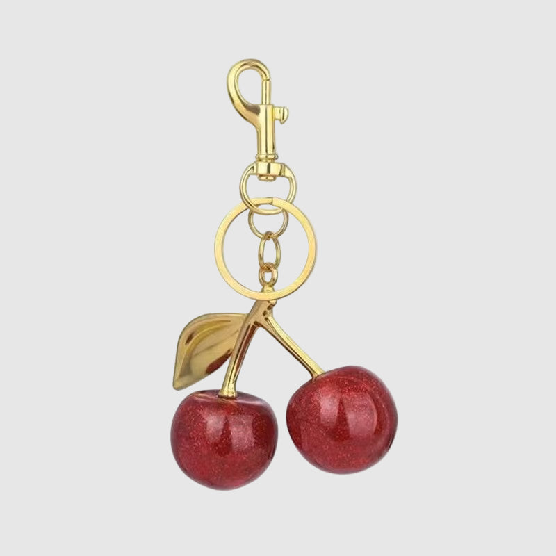 CERISE BAG CHARM