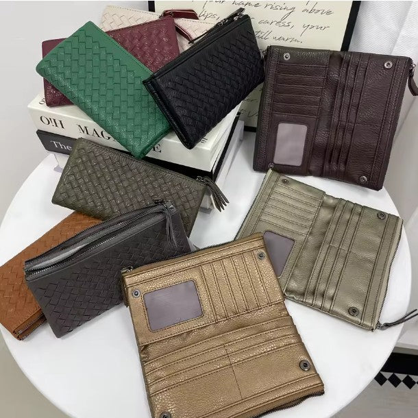 CHARMPOP Charm Wallet Charm Wallet | Woven Vegan Leather Wallet | Charmpop Lebanon
