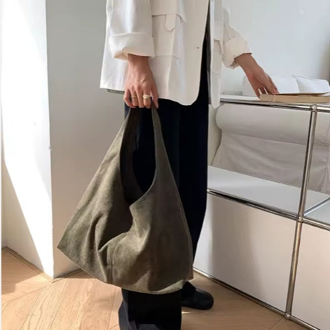 CHARMPOP Kaya Kaya | Vegan Suede Tote Bag | Charmpop Lebanon