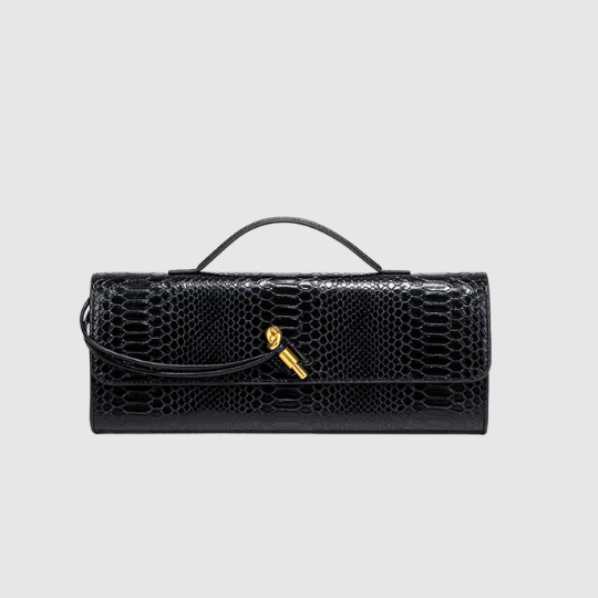 CHARMPOP Lorena Croc Lorena Croc Clutch | Vegan Leather Clutch | Charmpop Lebanon