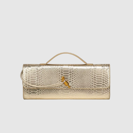 CHARMPOP Lorena Croc Lorena Croc Clutch | Vegan Leather Clutch | Charmpop Lebanon