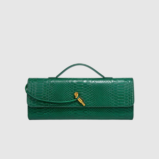 CHARMPOP Lorena Croc Lorena Croc Clutch | Vegan Leather Clutch | Charmpop Lebanon
