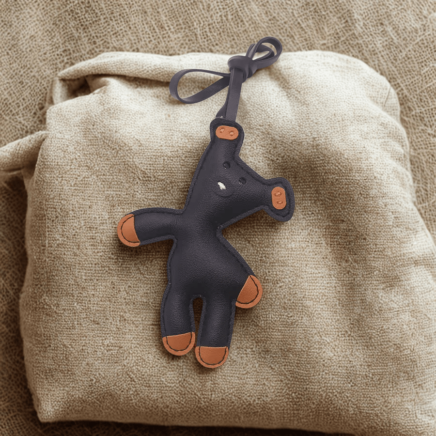 CHARMPOP MR. BEAN TEDDY LEATHER CHARM MR. BEAN TEDDY LEATHER CHARM